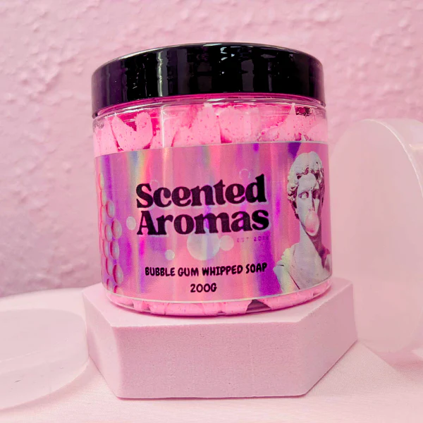 Bubblegum Whipped Soap 200g