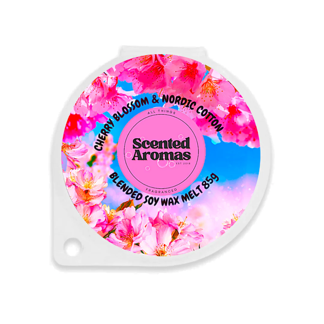 Cherry Blossom and Nordic Cotton Wax Melt | 85g