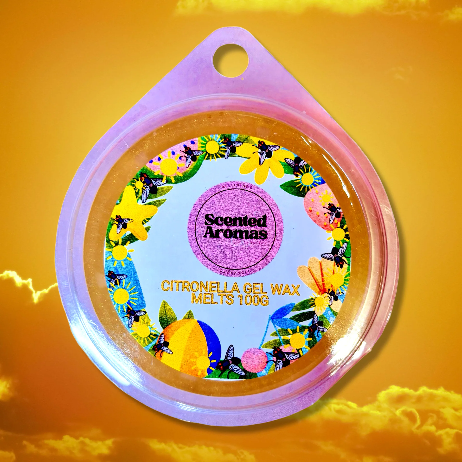 Citronella Bug Repellent Gel Wax Melts | Mosquito Repellent - Image 3