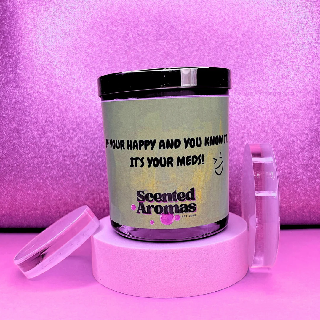 If You Are Happy Positive Affirmation Quote Candle 200g - Motivational Gift